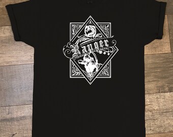 Ranger Dungeons and Dragons Character T-shirt. DnD. RPG. TRPG.