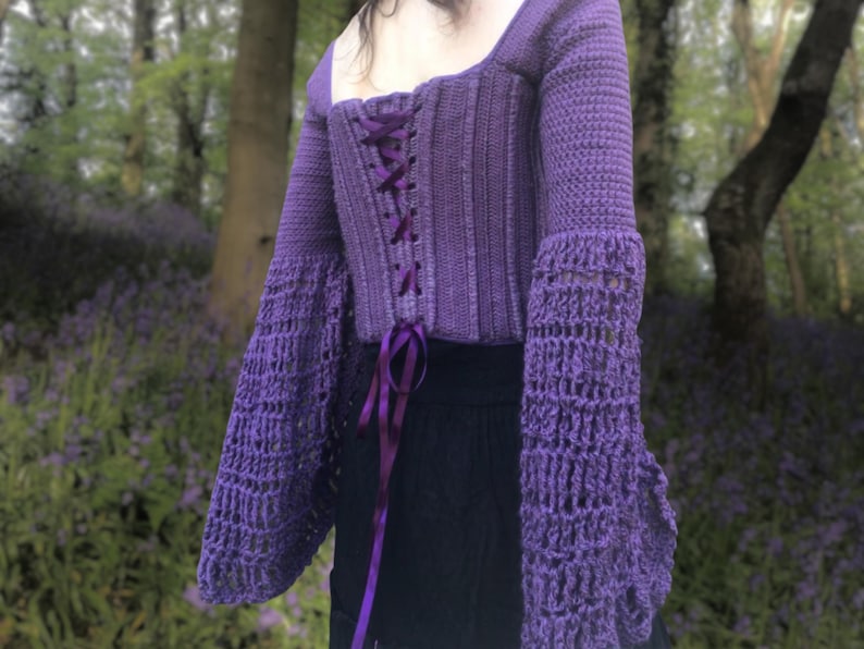 Witch Corset Top - Digital Crochet Pattern - Etsy
