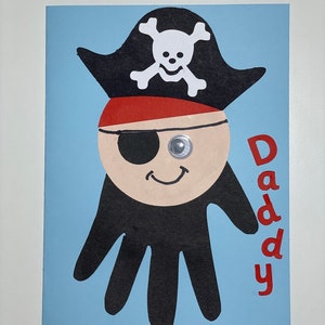 Manualidades infantiles - Kit para hacer tarjetas pirata personalizadas hechas a mano