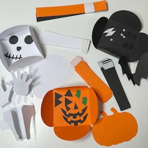 Childrens Halloween Paperchain craft kit