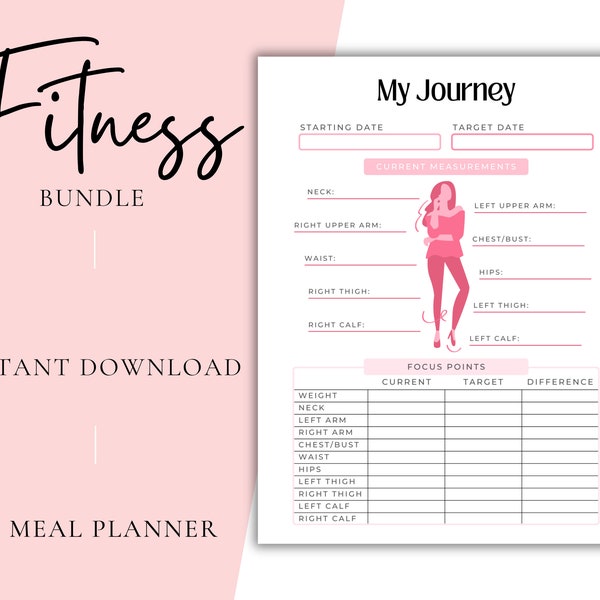 Free Printable 2024 Workout Tracker Etsy