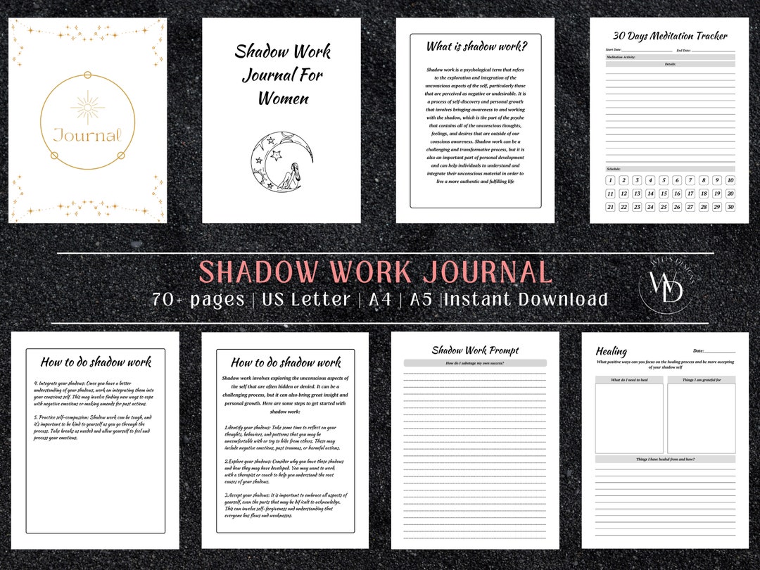 Shadow Work Journal Shadow Work Journal Prompts Printable - Etsy
