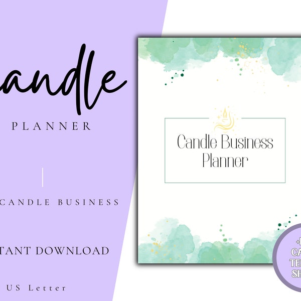Candle Business Planner  FREE Candle Testing Candle Planner Printable Small Business Bundle Candle Making Business Small Business Planner