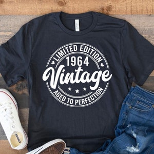 60th Birthday Shirt, Vintage 1964 Shirt, 60th Birthday Gift For Women & Men, 60th Birthday Personalized Gift, 1964 Birthday Shirt Sweatshirt