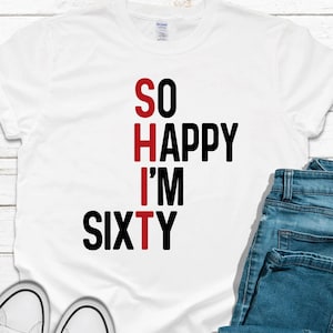 Funny 60th Birthday T-Shirt: Vintage 1965 Sixty Tee