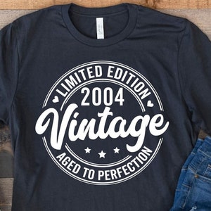 Vintage 2004 21st Birthday Shirt: Unisex Gift