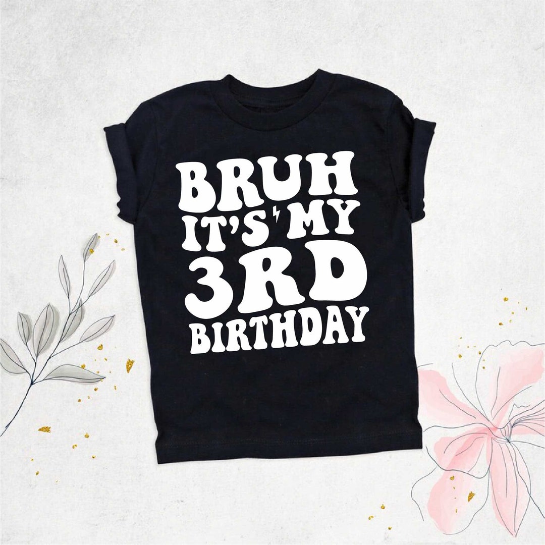 It's My 3rd Birthday Boys Girls Kids T Shirt Birthday Years Old