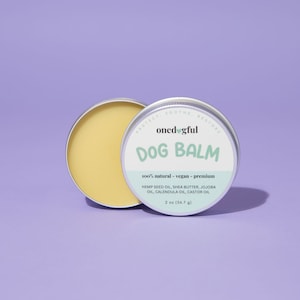 Nourishing Dog Balm with Hemp Seed Oil (Enrich in Omega-3 and Omega-6)