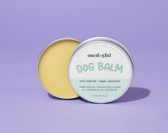 Nourishing Dog Balm with Hemp Seed Oil (Enrich in Omega-3 and Omega-6)