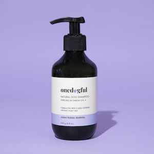 Restorative Natural Dog Shampoo with Premium Plant Oils (Enrich in Omega-3 and Omega-6)
