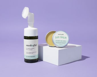 Paw Care Set- No-Rinse Foaming Paw Cleanser and Nourishing Balm