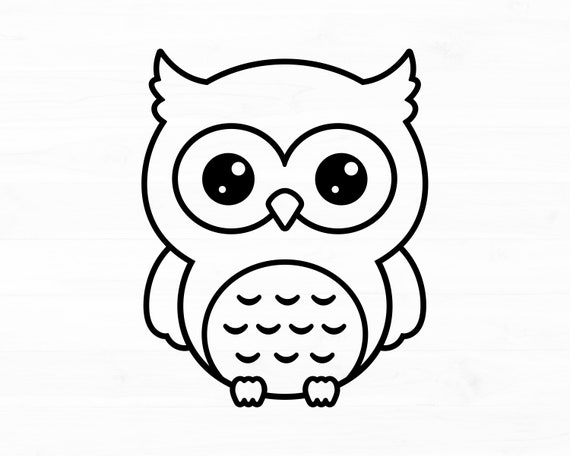 Owl Svg Cute Owl Svg Animal Svg Owl Png Owl Clipart Woodland Animal Svg Owl Svg Files for Cricut Bird Svg Baby Shower Svg Instant Download