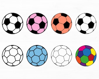 Soccer Ball Svg Bundle Soccer Svg Soccer Ball Clipart Soccer Ball Cutout Soccer Ball Cricut Sport Svg Soccer Ball Digital Instant Download