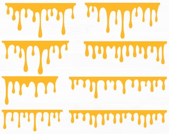 Honey Drip SVG Bundle, Dripping Clipart (Digital Download)