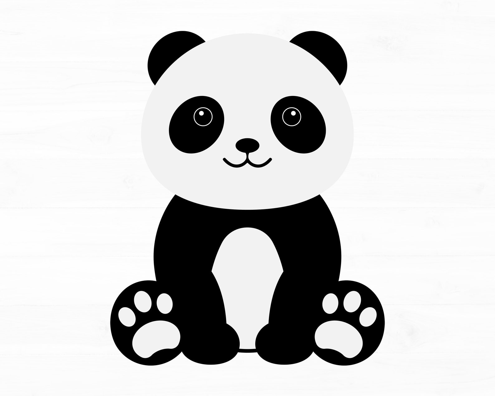 Baby Panda Svg Panda Svg Animal Svg Cute Panda Svg Baby Shower Svg Cute ...