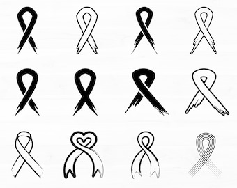 Awareness Ribbon Svg Ribbon Svg Bundle Cancer Awareness Ribbon Svg Ribbon Clipart Awareness Svg New Svg Designs