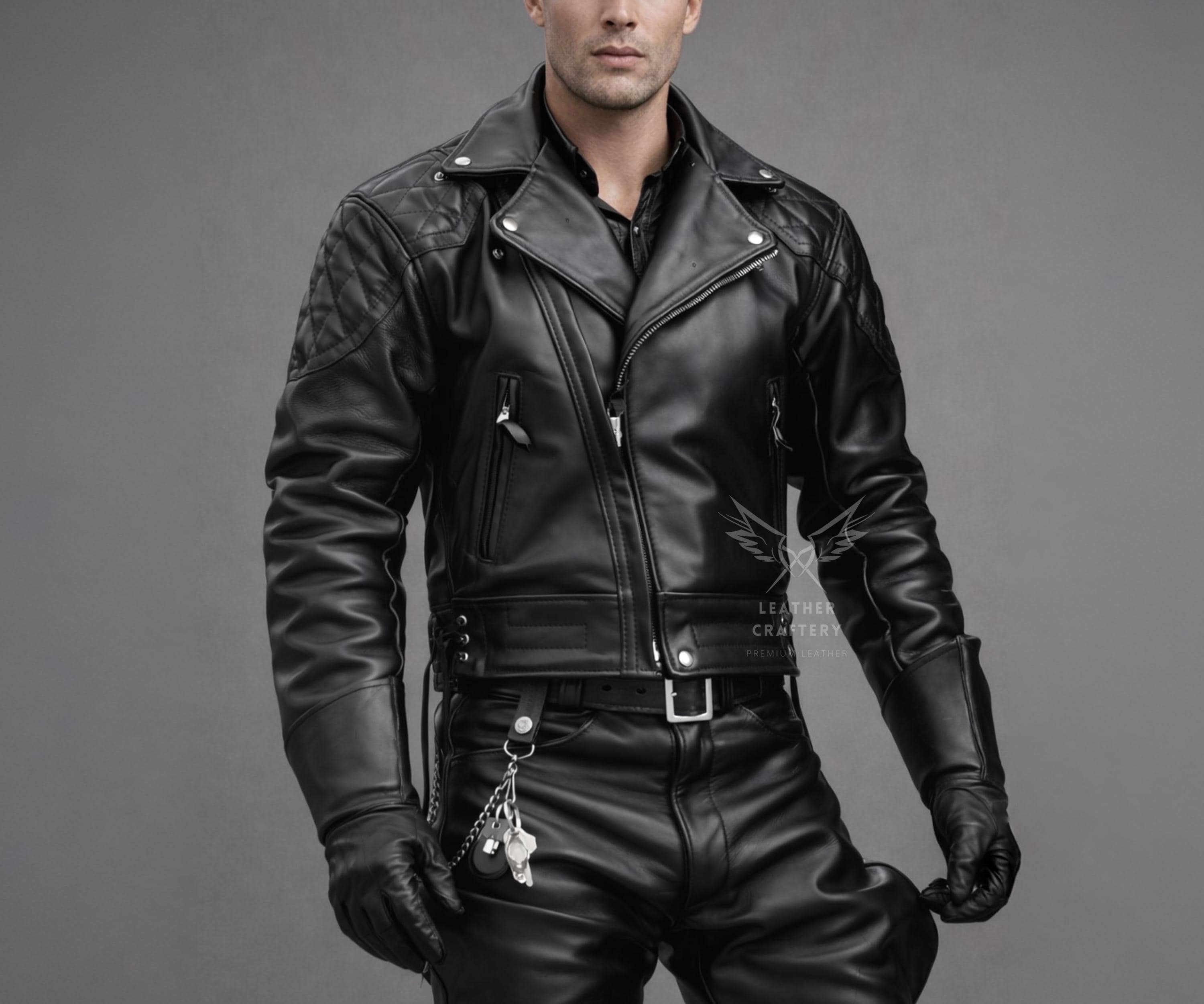 Cal leather jacket - Etsy 日本