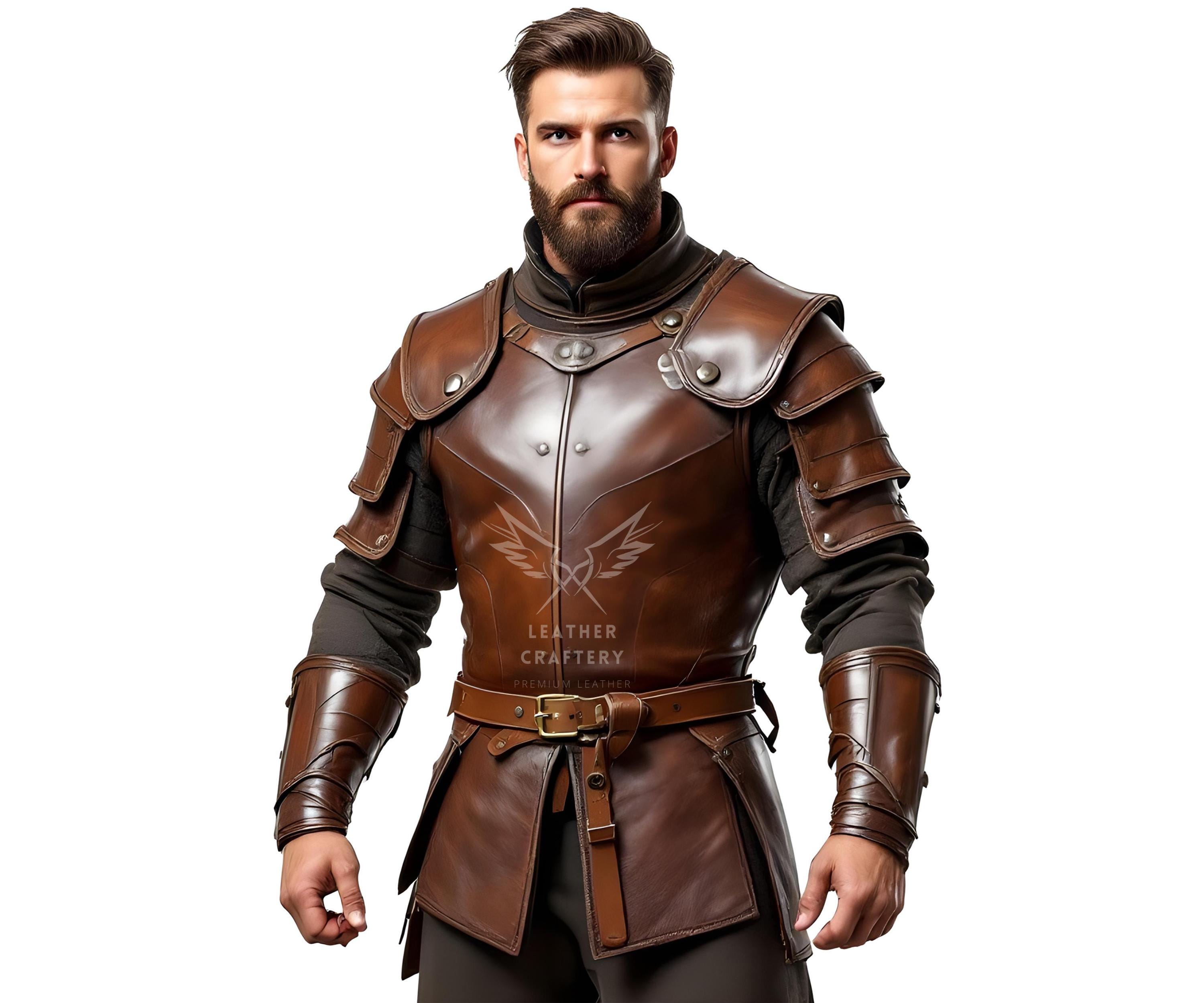 Handcrafted Genuine Leather Cuirass Armor - Medieval Gladiator Chestplate - LARP Warrior Cosplay Costume - Fantasy Knight Torso Armor
