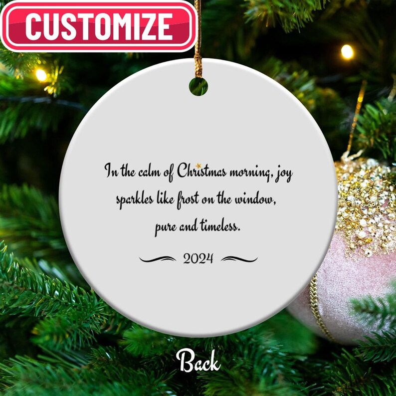 Massachusetts Personalizable, A Boston Christmas Ornament, New England