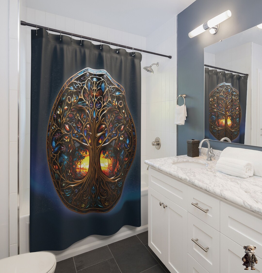 Emerald Tree Life Shower Curtain NCU0NTV880