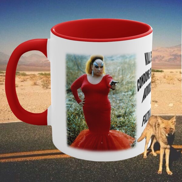 DIVINE WISDOM MUG, Babs Johnson, Filthiest Person Alive, Pink Flamingos, Hairspray, Female Troubles, John Waters fan gift, Drag Queen gift