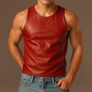 Gay Leather Tank Top - Etsy