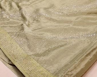 Sage Green Chiffon Saree