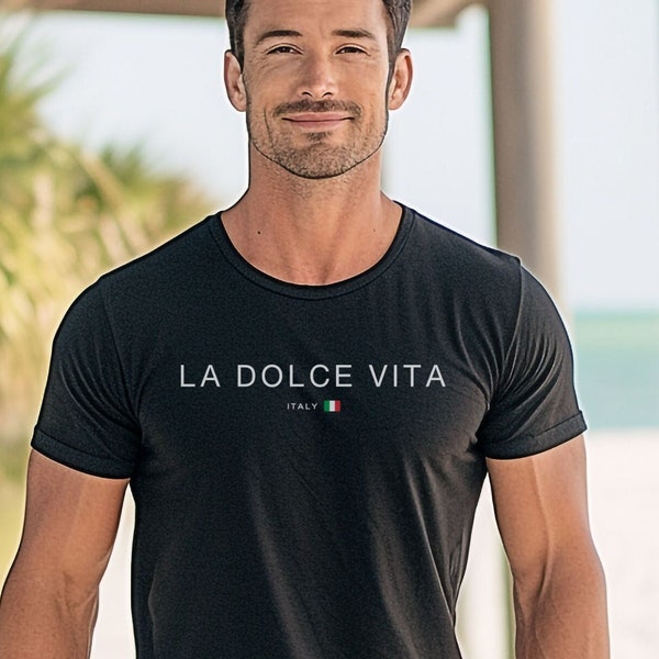 La dolce vita | Italy Vacation, Italy Family Trip, Italy Anniversary, Italian Shirt, Honeymoon Shirt, Italy Gift, Rome Travel Tees