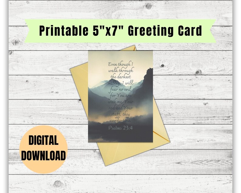 Printable 5x7 Biblical Affirmation Cards - Etsy