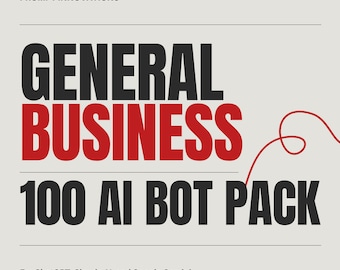 General Business AI Prompt Pack: Elevate Your Business Strategies with 100 Expert Prompts!