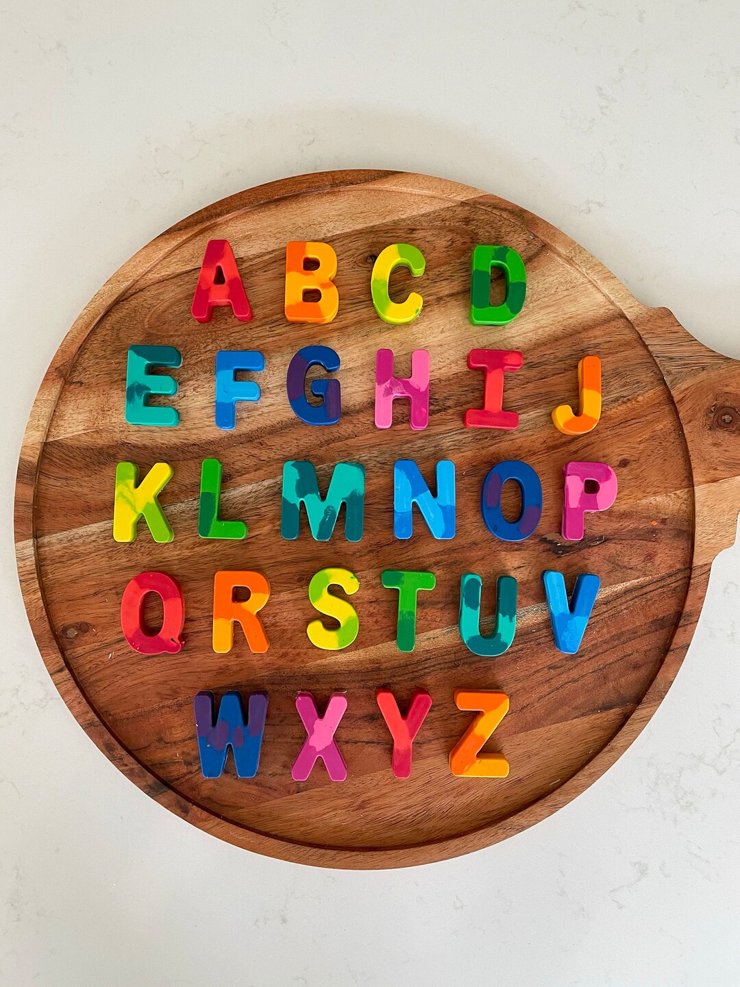 Alphabet Crayons Kids Gift Birthdays Holidays - Etsy