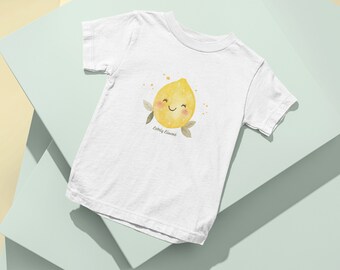 Kawaii Lemon Girls Tee - Lovely Limone, Summer Fashion