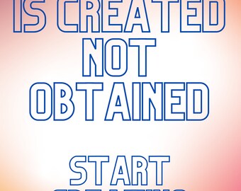 Happiness is Created