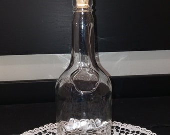 1952-1962, Ball Brothers Old Clear Glass Liquor Bottle