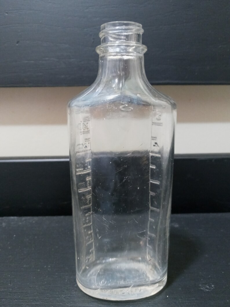 Pre 1930, Owens 180CC/ 6 Oz. Clear Medicine Bottle Etsy