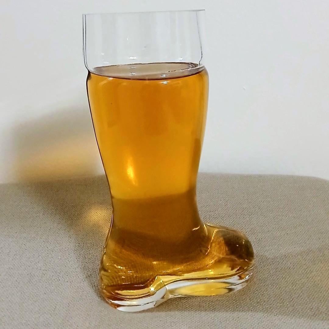 Das Boot Clear Glass 40 Oz. Beer Boot. 9 3/4