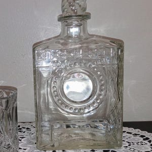 1951, Beautiful Owens-Illinois Glass Liquor Decanter With A Glass Stopper