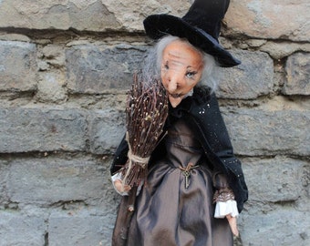 Baba Yaga Witch Doll - Halloween Toy/Decor