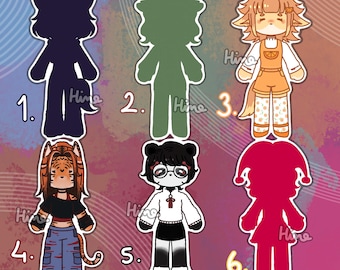 Furry Adoptable Batch - Anthro Character Adopt Batch