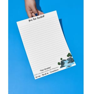 Hojas de invitación a la Convención Regional de Adoración Pura 2025 / Inglés y español / Hojas para escribir cartas a los TJ /