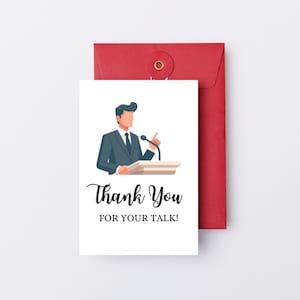 Thank You for Your Talk - Card | JW Elder Cards (Ships Worldwide) - 1, 10, 15, 20, 30 & 50 Pack |