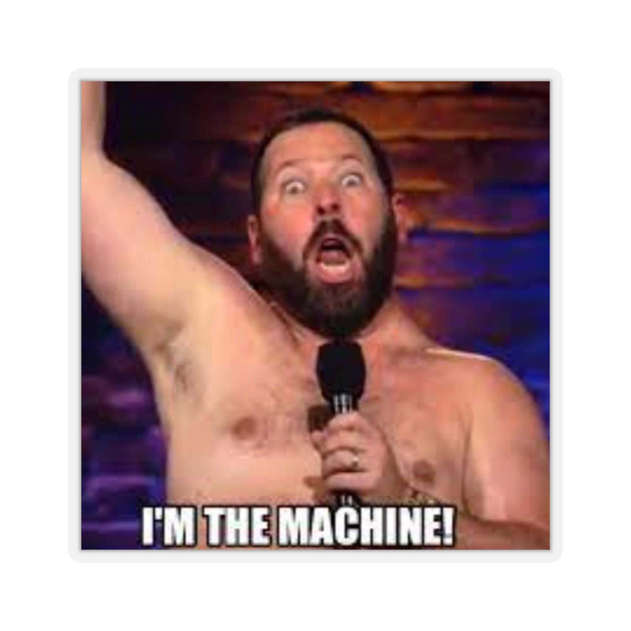 Bert Kreischer Meme Stickers Laptops, Water Bottles, or Lockers Funny