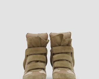 Zapatillas de cuña de piel Bekett auténticas de Isabel Marant (disponibles en todas las tallas)