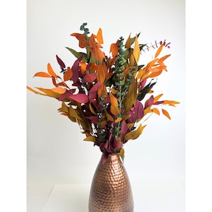 ANDALUCA Mixed Multicolor Preserved Eucalyptus Bouquet 8oz