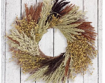 ANDALUCA Fall Grains Wreath