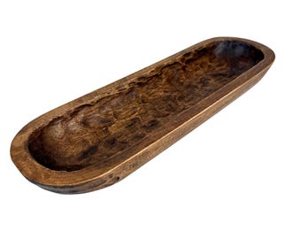 ANDALUCA Mango Wood Long Organic Bowl