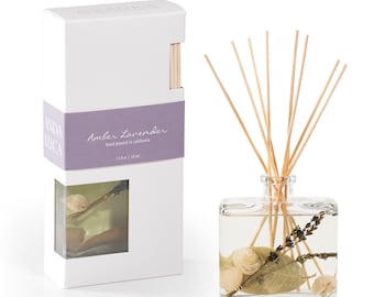 Amber Lavender Botanical Reed Diffuser