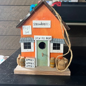 Handmade birdhouse