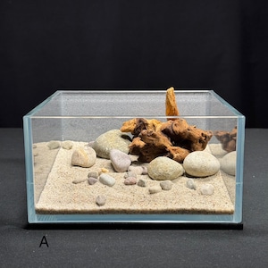 Micro Nano Hardscape Setup: Malaysian Driftwood |  Stones | Aquarium Aquascape | Mopani | Wood for Aquarium | Fish Tank | Natural Wood