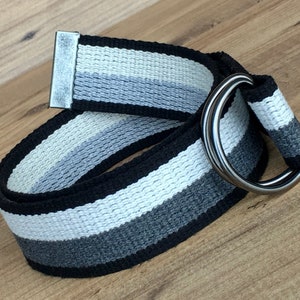 Canvas Belts 6 colors available choose color, Multicolor 1.5&quot; Cotton Webbing belts, D-Ring Fabric Belt for Men or Women, Mother&#39;s Day Gift